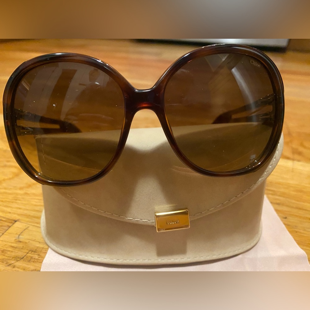 Chloe Sunglasses Light Havana